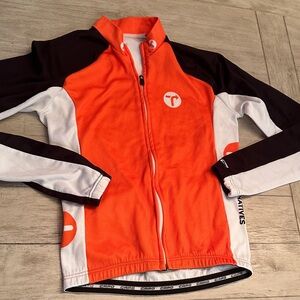 Women's Capo Cycling Jacket Performance Orange White size S